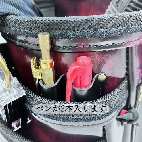 KINCKS】アドバンガラス革腰袋バリスティックナイロン補強仕上げ