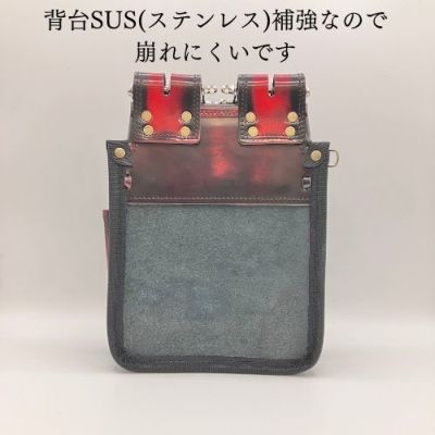 KINCKS】アドバンガラス革腰袋バリスティックナイロン補強仕上げADV-301DDX - フルハーネス（安全帯）の通販ならハーネスプロ