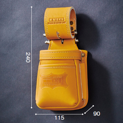 最高級硬式グローブ革チェーンタイプ小物腰袋〈VAストリッパー