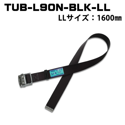 藤井電工】胴ベルト スライドバックルTUB-L90N-BLK-LL-BP 黒LLサイズ 