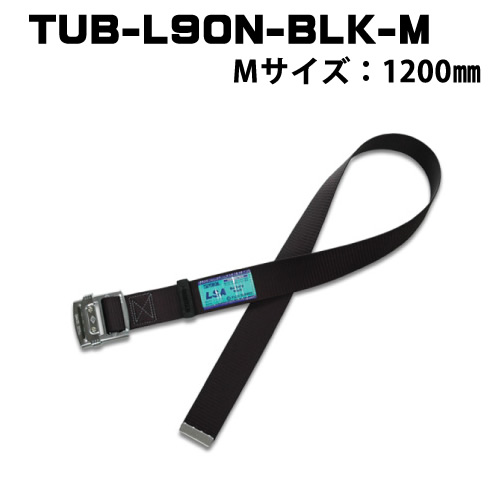 藤井電工】胴ベルト スライドバックルTUB-L90N-BLK-M-BP 黒 Mサイズ